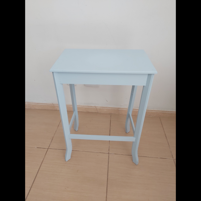 mesa azul mdf auxiliar