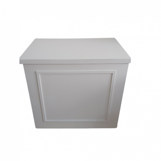 Mesa boiserie  dobrável branco