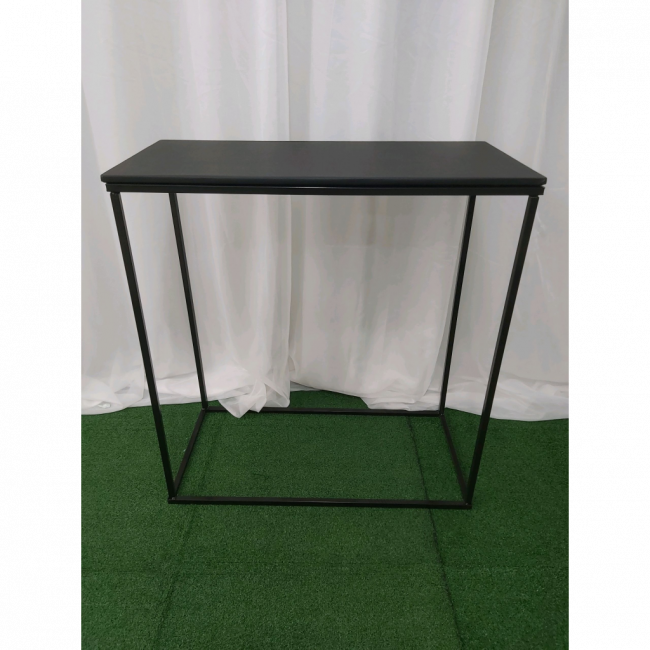 mesa cubo ferro preto GG