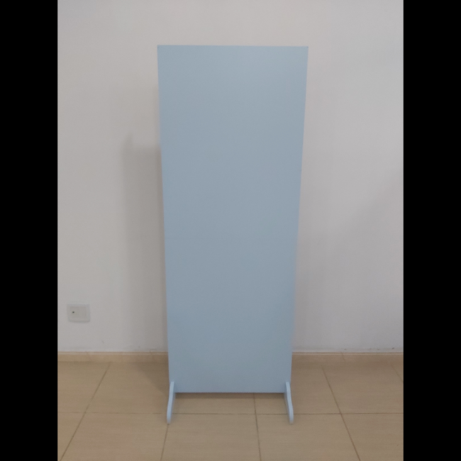 Painel mdf desmontável retangular M azul candy