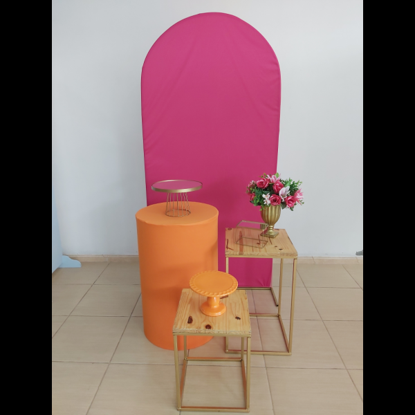 Pink e laranja