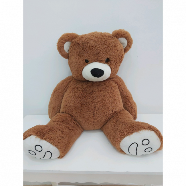 Urso pelucia marrom escuro G