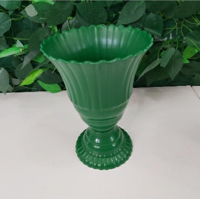 Vaso de plástico verde