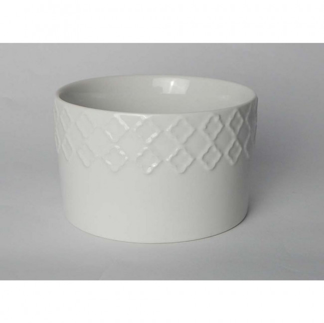 CACHEPOT BAIXO BRANCO