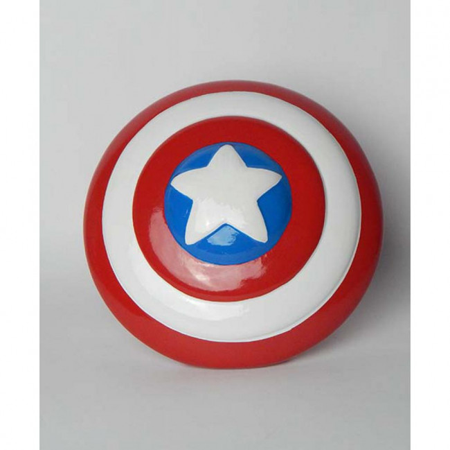 ESCUDO CAPITAO AMERICA CERAMICA