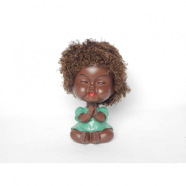 BONECA BEBE BLACK POWER VERDE