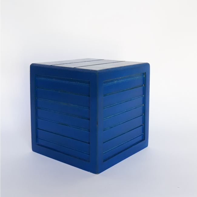 CUBO AZUL ROYAL ALTO