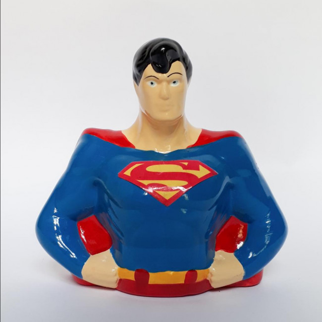 BUSTO SUPER HOMEM CERÂMICA