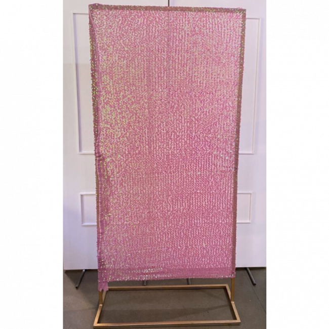 CAPA PAINEL VERTICAL LANTEJOULA ROSA P