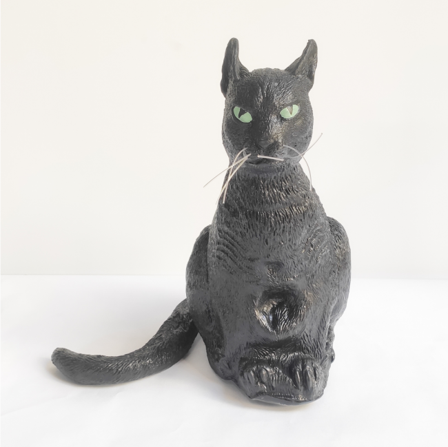 GATO PRETO VINIL - HALLOWEEN