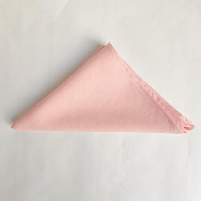 GUARDANAPO 40CM OXFORD ROSA BEBE*