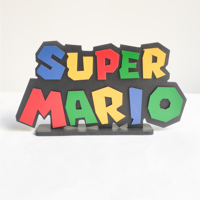 LETREIRO SUPER MARIO