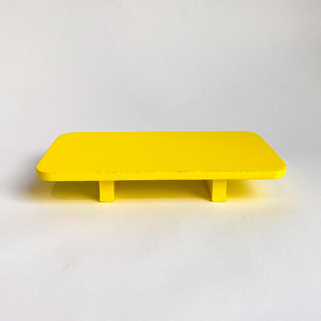 SUPORTE DE DOCE AMARELO