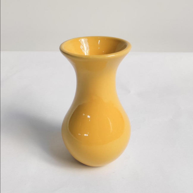 MINI VASO ACINTURADO AMARELO