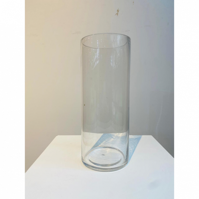 VASO CILINDRO VIDRO 30 CM