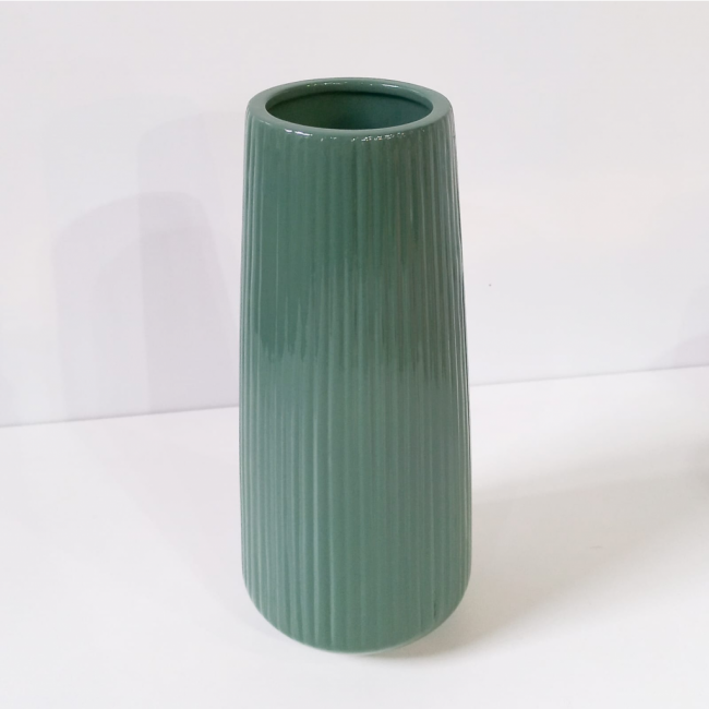 VASO FRISADO VERDE EUCALIPTO