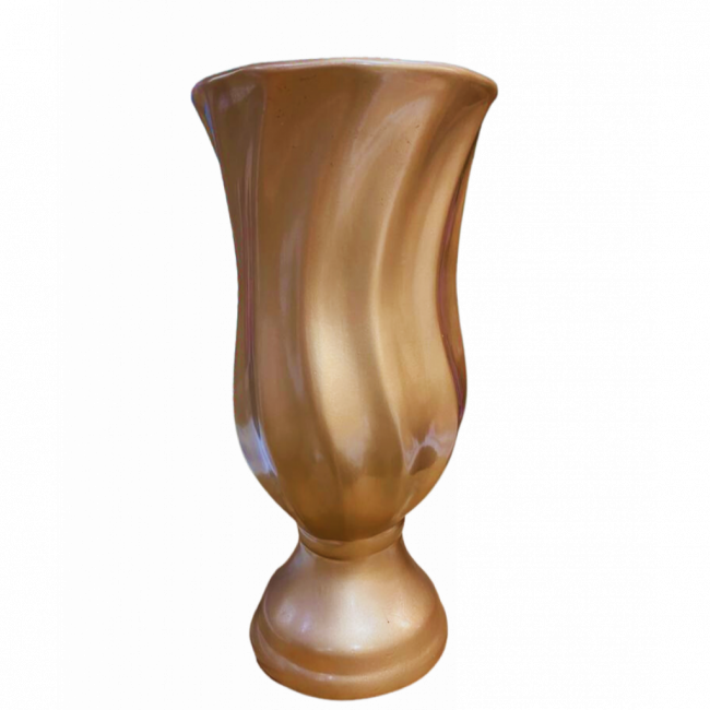 VASO TORCIDO DOURADO GR