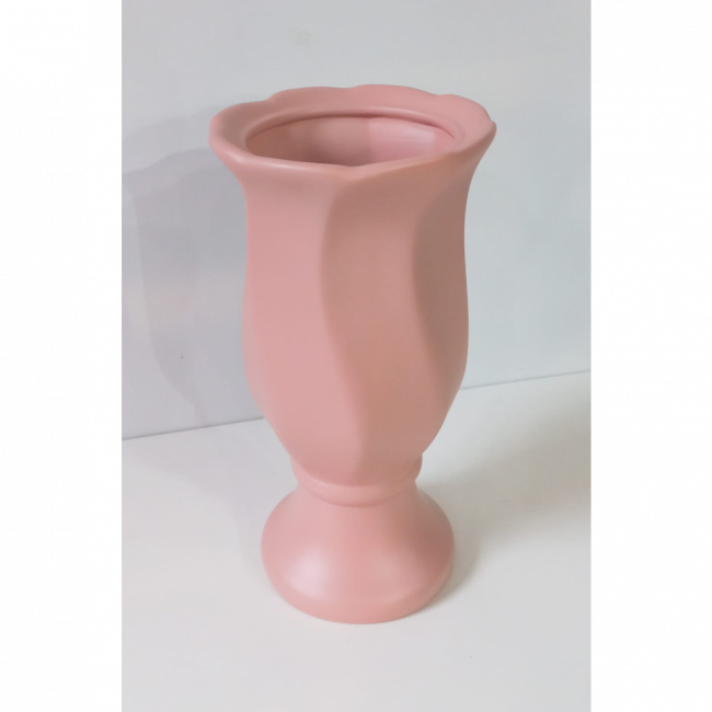 VASO TORCIDO ROSA