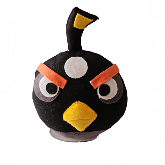 ANGRY BIRDS FELTRO PRETO