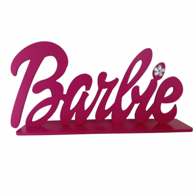 BARBIE MDF ESCRITA