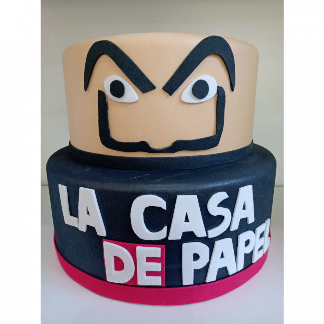 BOLO FAKE LA CASA DE PAPEL