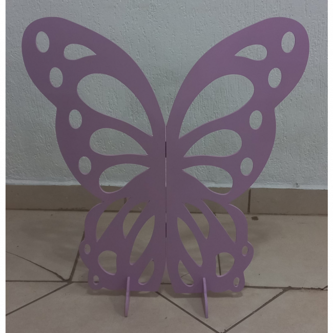 BORBOLETA MDF DE CHÃO LILÁS