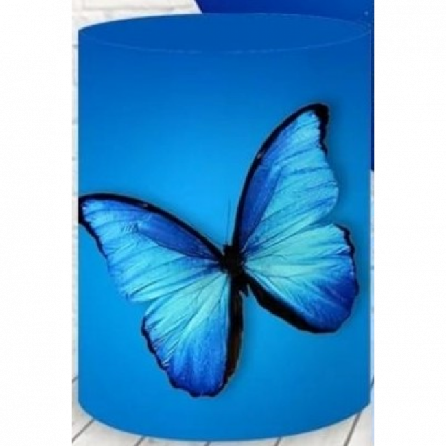 CAPA CILINDRO BORBOLETA AZUL M