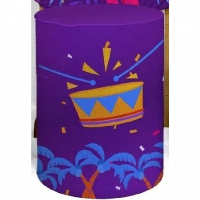 CAPA CILINDRO CARNAVAL ROXO G