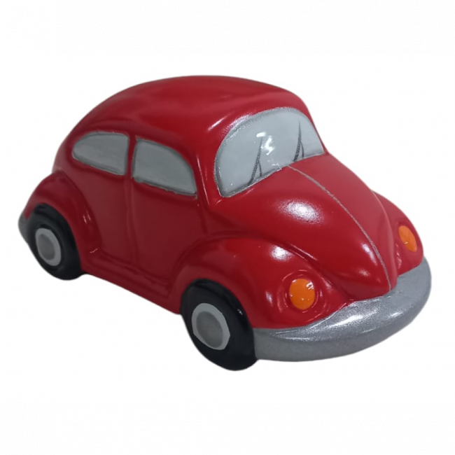 CARRINHO FUSCA BRINQUEDO, MEIO DE TRANSPORTE VERMELHO