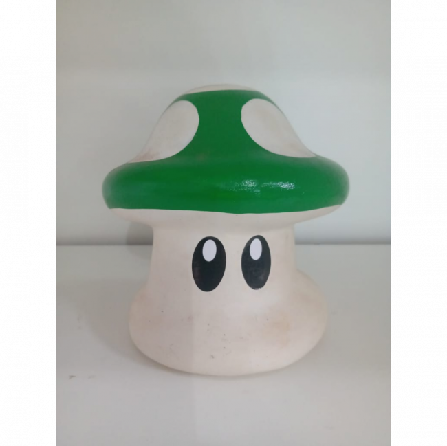 COGUMELO VERDE SUPER MARIO