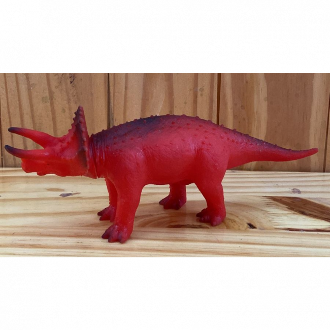 DINOSSAURO VINIL VERMELHO P