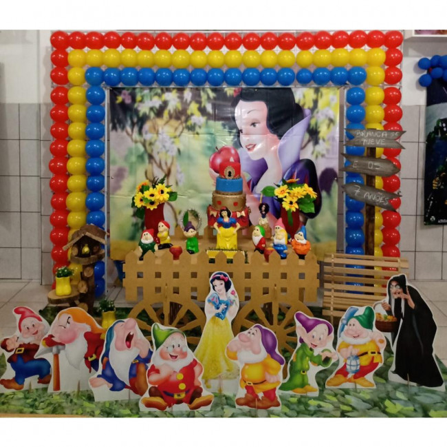 DISPLAY DE CHÃO BRANCA DE NEVE