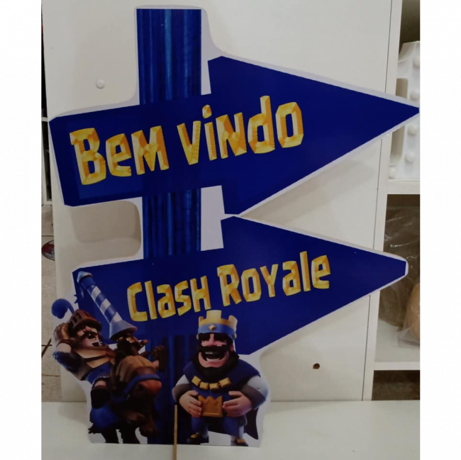 DISPLAY DE CHÃO CLASH ROYALE