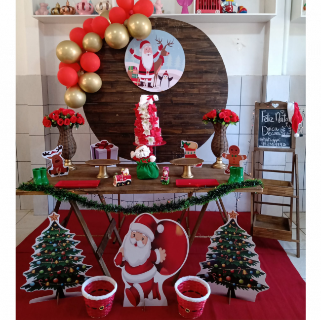 DISPLAY DE MESA BISCOITO NATAL