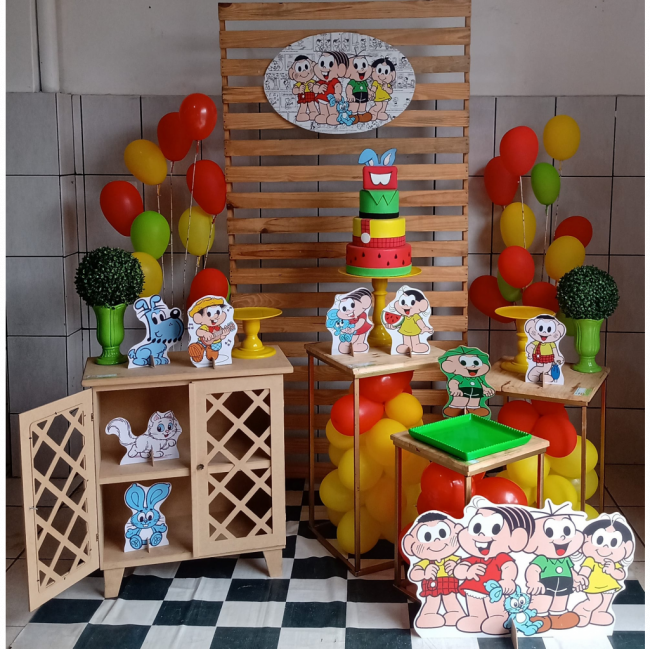 DISPLAY DE MESA CEBOLINHA TURMA DA MONICA