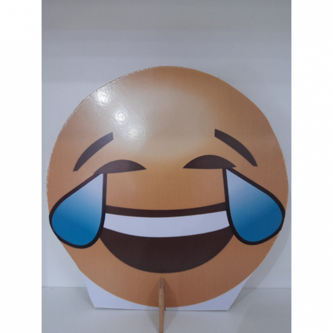 DISPLAY DE MESA EMOJI CHORANDO DE RIR