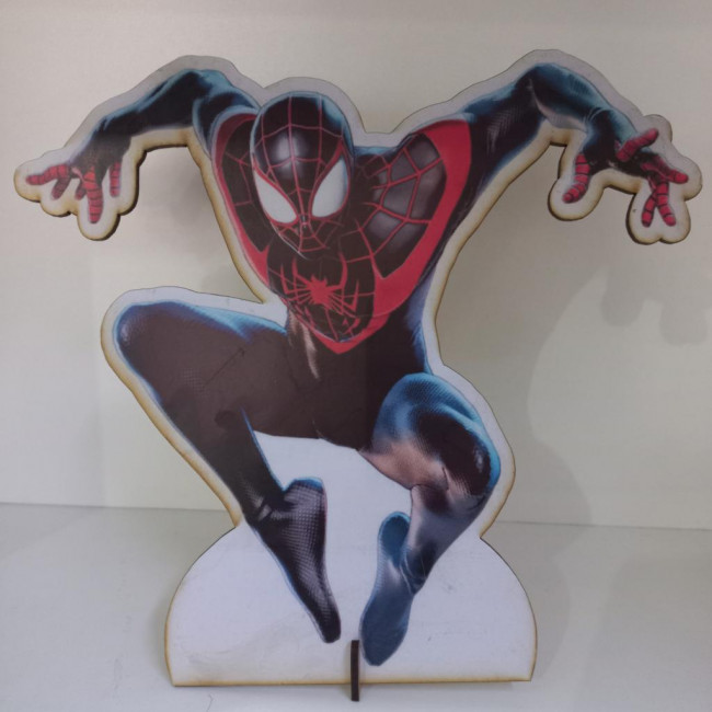 DISPLAY DE MESA HOMEM ARANHA PRETO