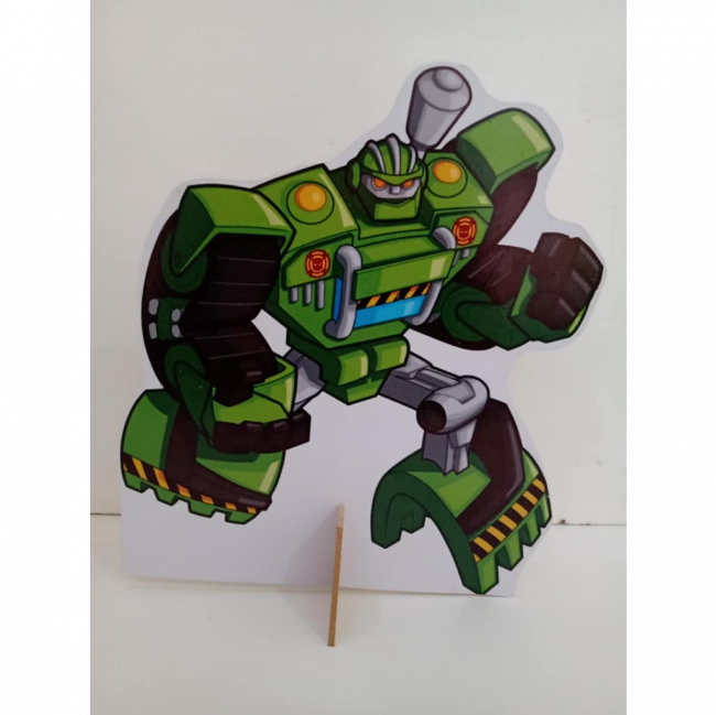 DISPLAY DE MESA RESCUE BOTS VERDE