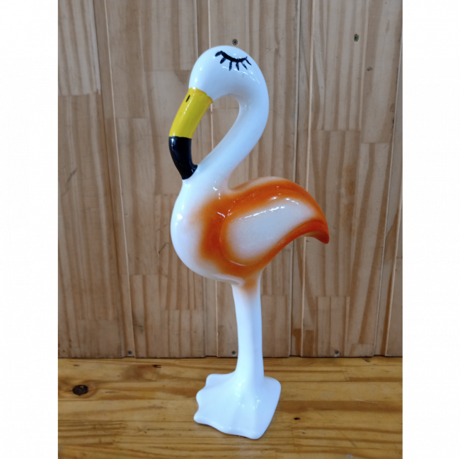 FLAMINGO BRANCO E LARANJA G