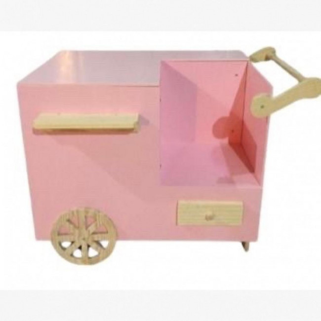 MESA POCKET CAR ROSA CLARO