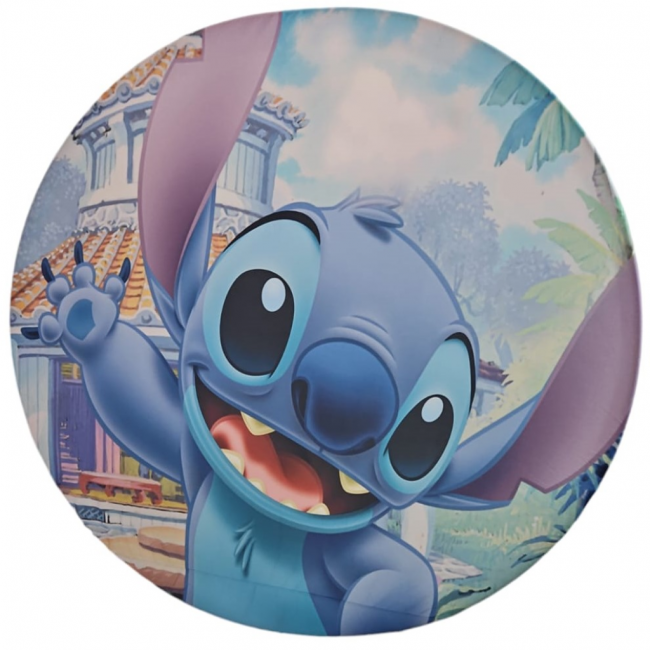 PAINEL REDONDO LILO E STITCH 1,80