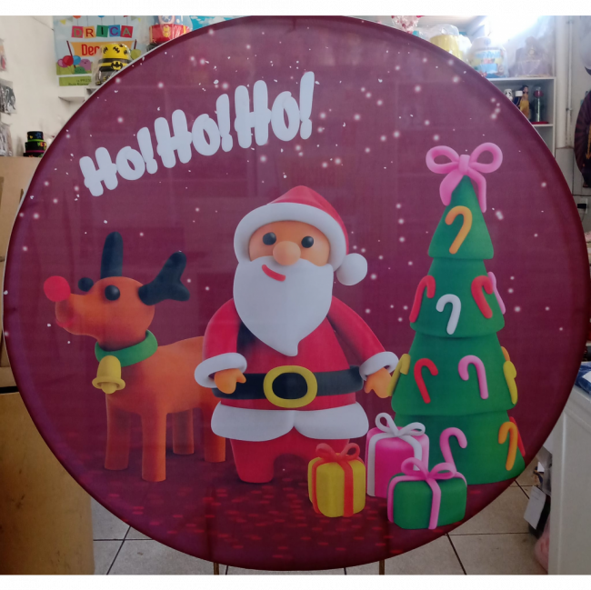 PAINEL REDONDO PAPAI NOEL NATAL 1