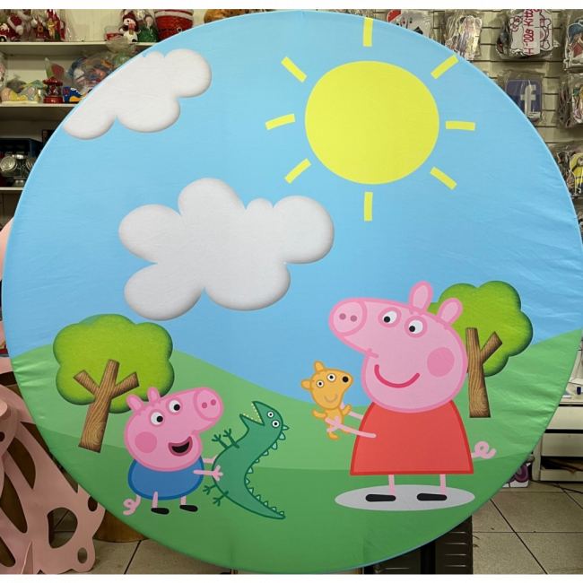 PAINEL REDONDO PEPPA PIG 2