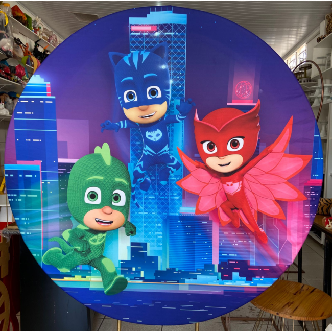 PAINEL REDONDO PJ MASK