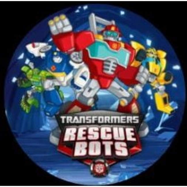 PAINEL REDONDO TRANSFORMERS RESCUE BOTS