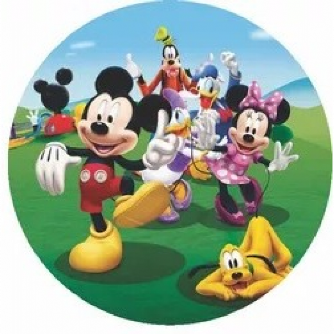 PAINEL REDONDO TURMA DO MICKEY