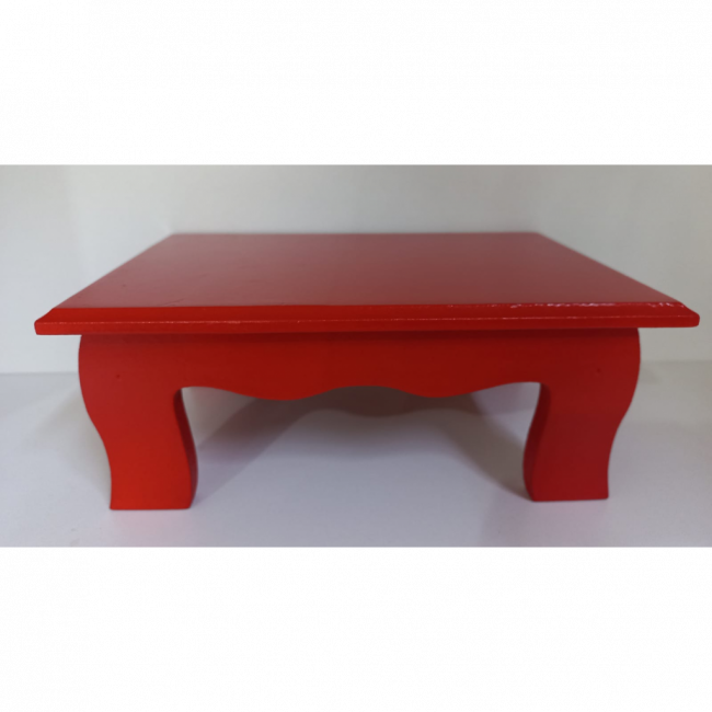 SUPORTE PARA DOCES BANQUINHO MDF G VERMELHO