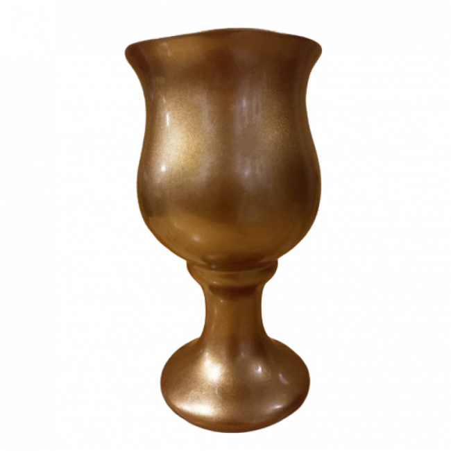 VASO DOURADO TAÇA M