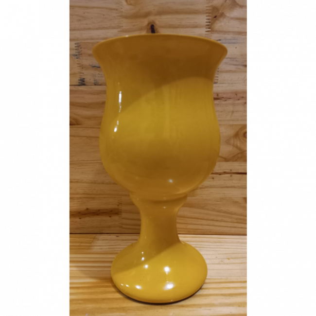 VASO TAÇA AMARELO