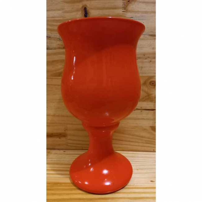 VASO TAÇA LARANJA